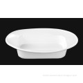 restaurant hotel party catering banquet color glazed colored white bowl